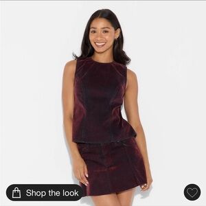 Women's Open Back Tank Top - Wild
Fable™ Burgundy M